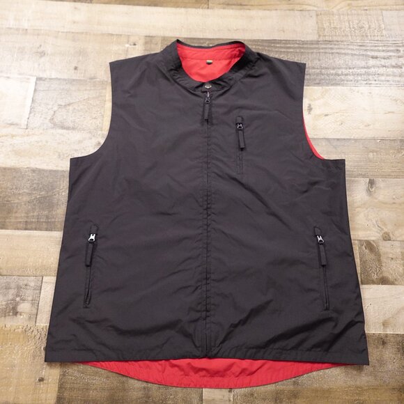 Alan Paine Reversible Outdoor Vest Men's XL Red/Black
